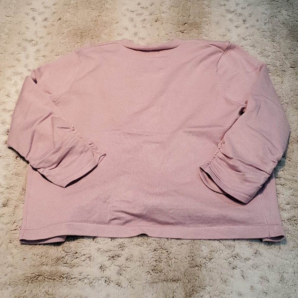 89th Madison Lilac Purple Open Front Tie Ballet Cardigan Size Small New With Tag - Picture 6 of 6